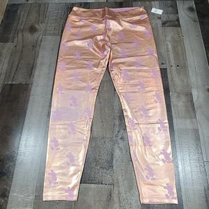 Walt Disney World 50th Anniversary EARidescent Leggings NWT Womens Mickey Sz L